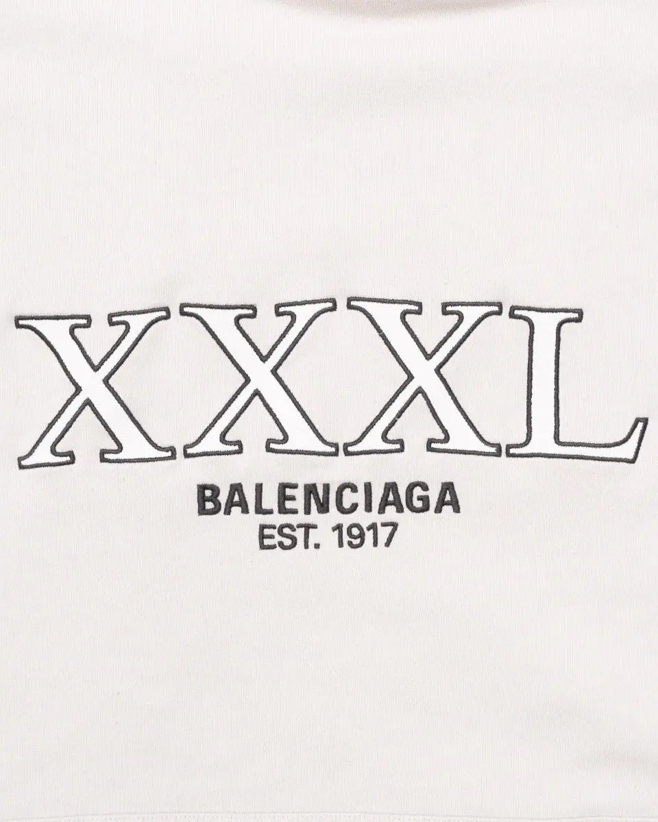 Balenciaga "XXXL" logo oversized hoodie