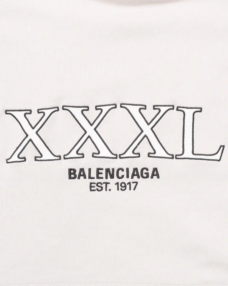 Balenciaga "XXXL" logo oversized hoodie thumbnail