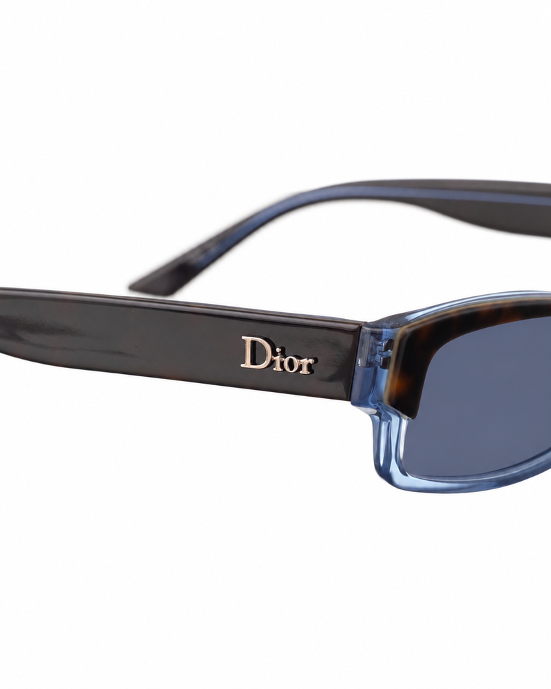 Dior SS2010 Black and Blue Plastic Glasses thumbnail