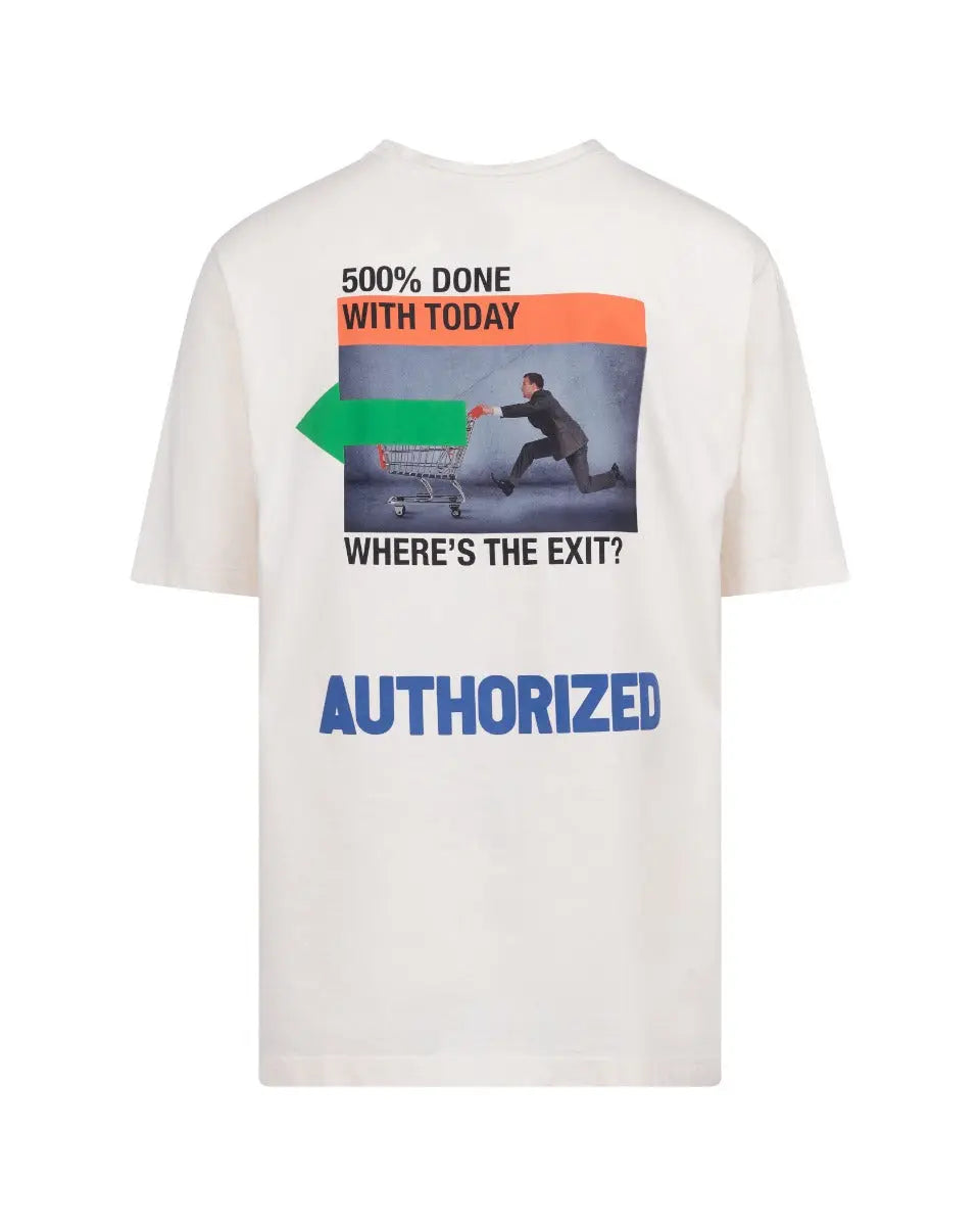 Heron Preston SS OS A.F. (Authorized Fake) white t-shirt