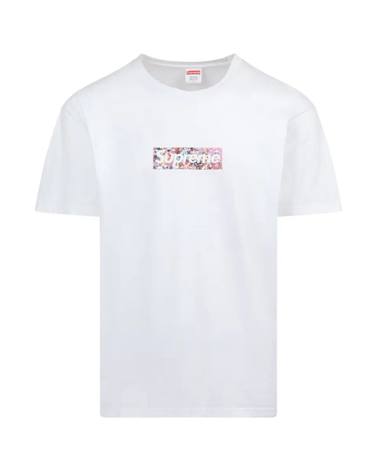 Supreme Takashi Murakami "COVID-19 Relief Fund" box logo white t-shirt Supreme