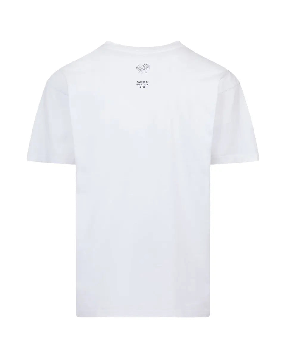 Supreme Takashi Murakami "COVID-19 Relief Fund" box logo white t-shirt Supreme