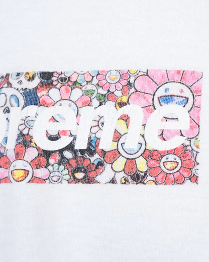 Supreme Takashi Murakami "COVID-19 Relief Fund" box logo white t-shirt Supreme