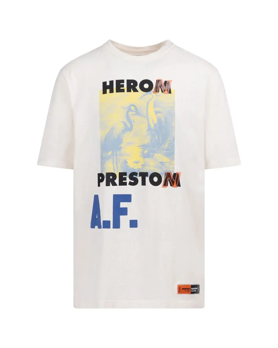 Heron Preston SS OS A.F. (Authorized Fake) white t-shirt Heron Preston