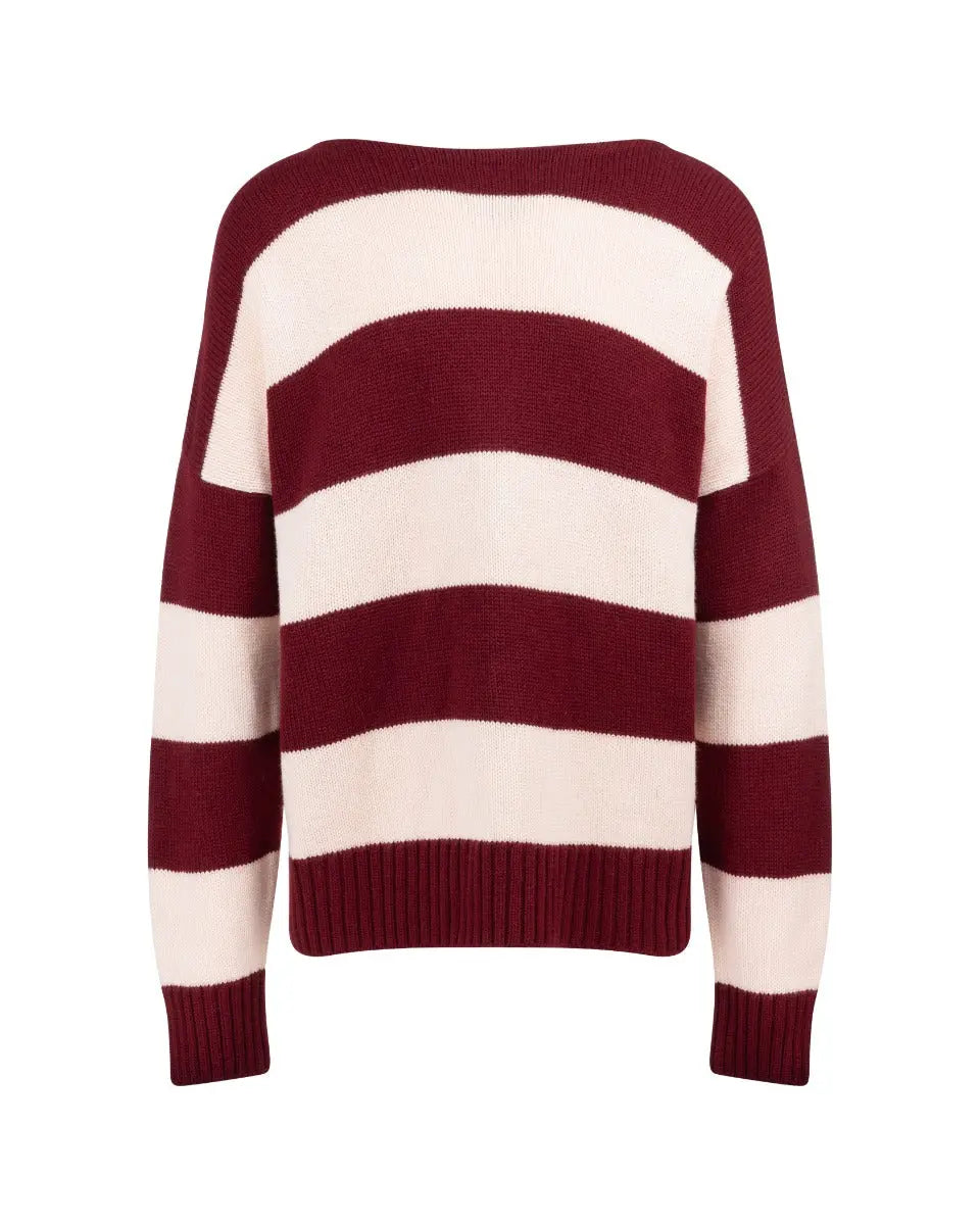 Gucci striped U-boat pullover sweater