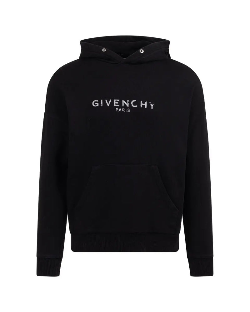 Givenchy distressed logo hoodie thumbnail