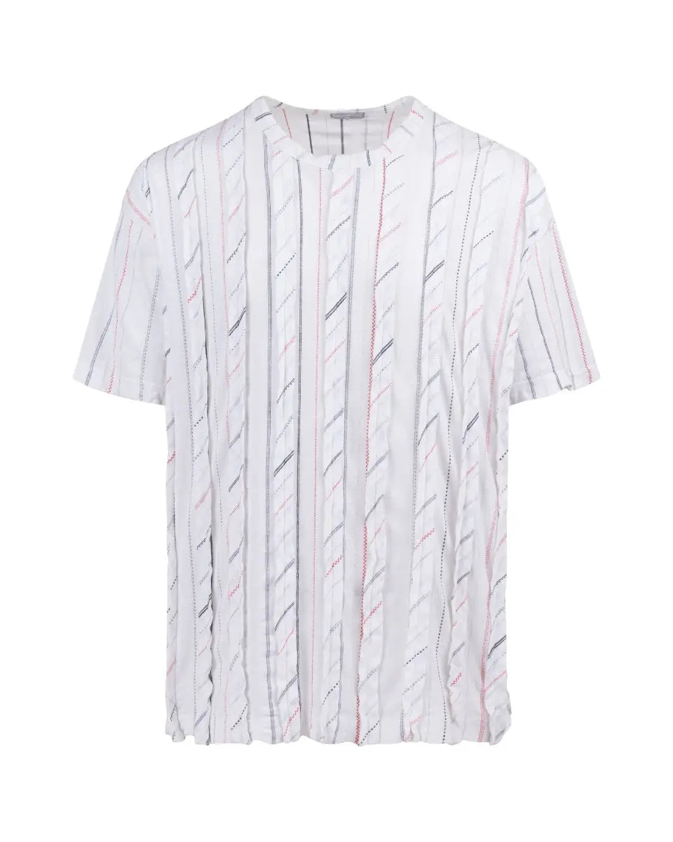 Comme des Garçons Homme rugged stripe t-shirt COMME des GARÇONS