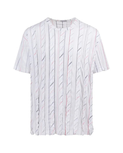 Comme des Garçons Homme rugged stripe t-shirt COMME des GARÇONS