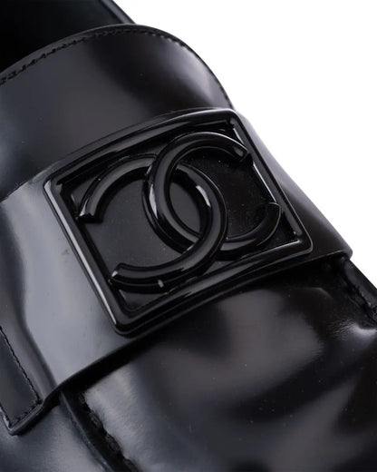 Chanel "CC" platform loafers Chanel