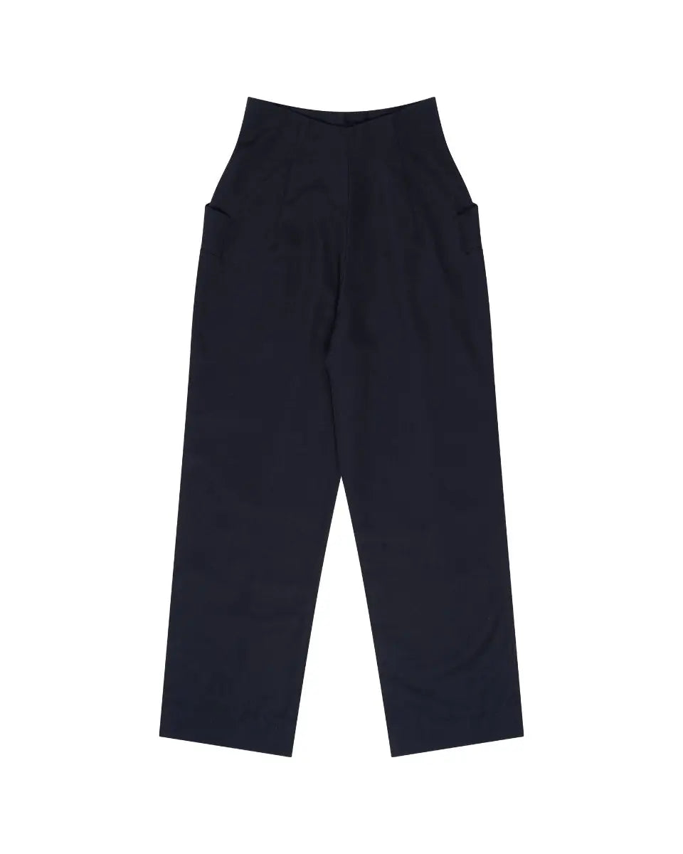 Lieve Van Gorp black high-waist pants