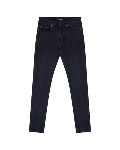 Saint Laurent D02 black low-waist skinny jeans Saint Laurent