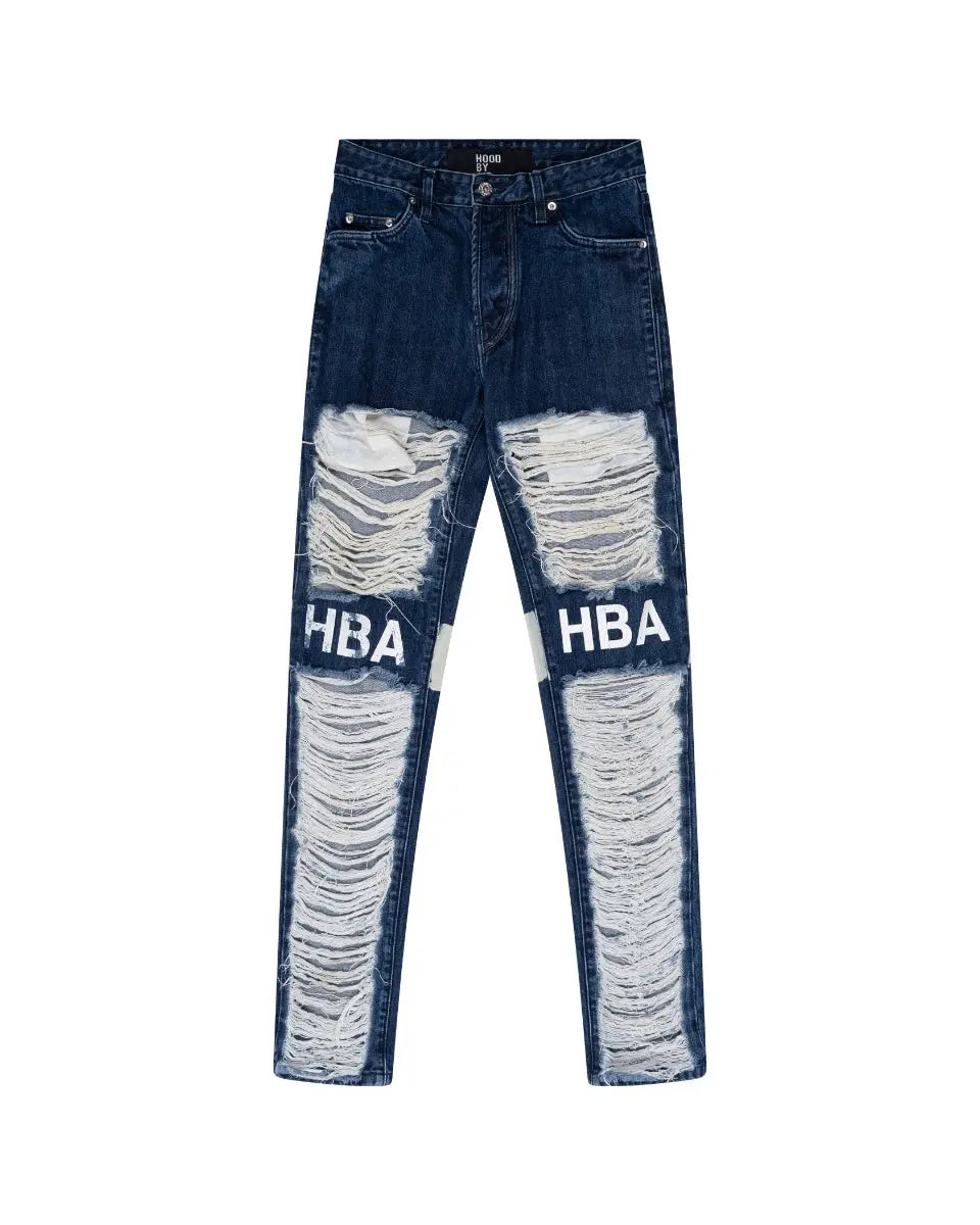 Hood By Air shred skinny jeans