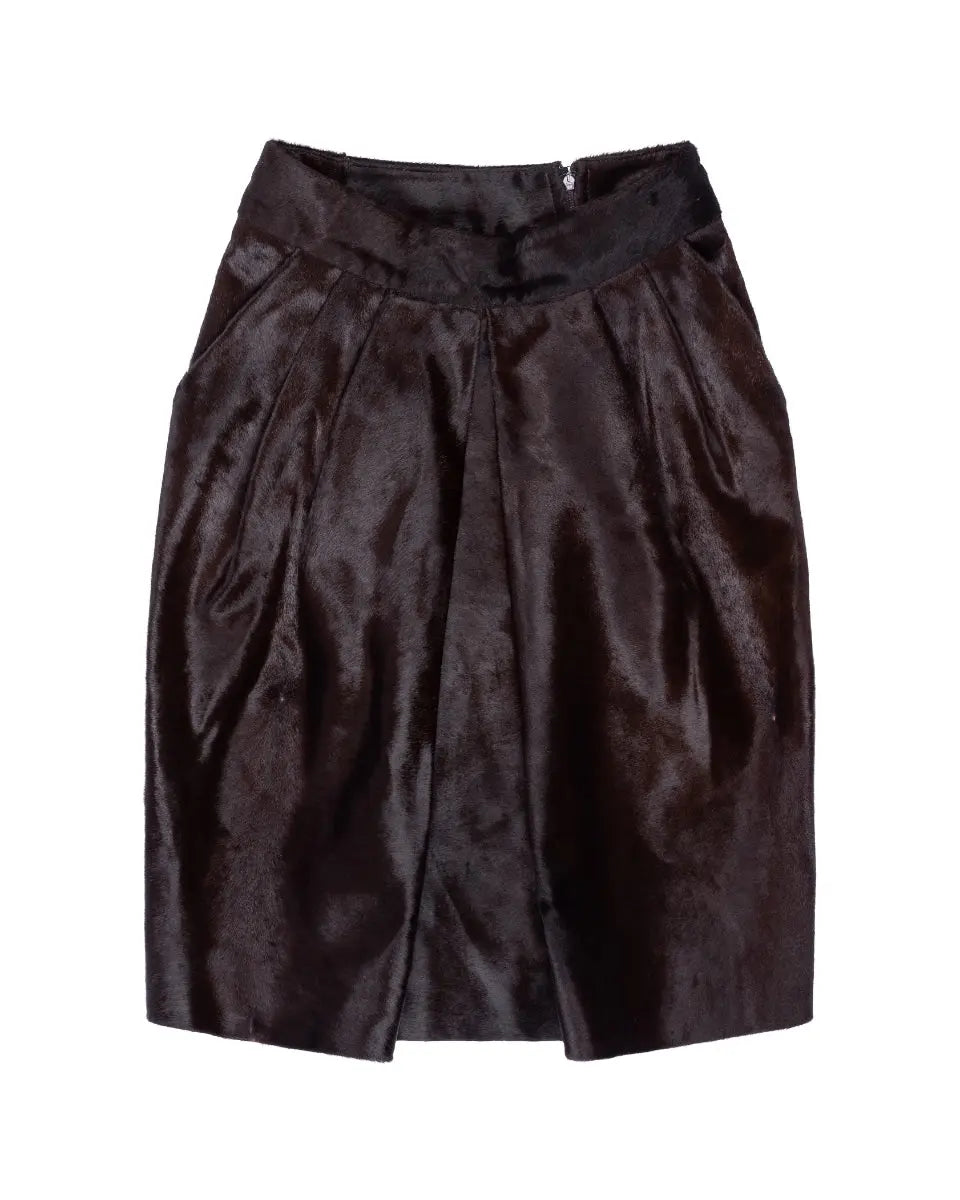 Marni calf hair leather skirt Marni