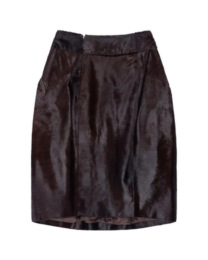 Marni calf hair leather skirt Marni