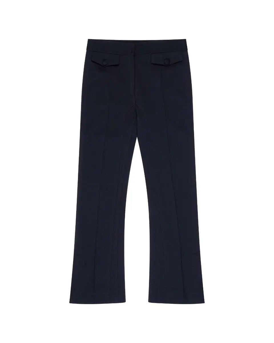 Celine front pocket black flared pants Celine