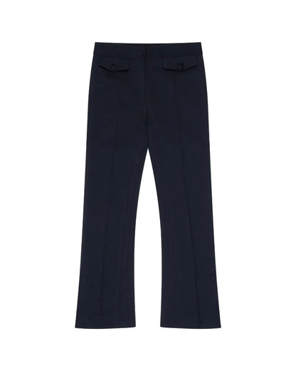 Celine front pocket black flared pants Celine
