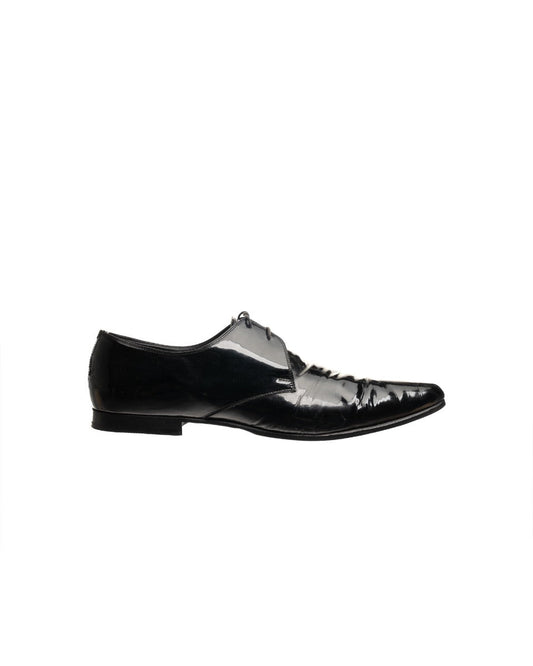 Yves Saint Laurent patent leather oxford derby shoes Saint Laurent