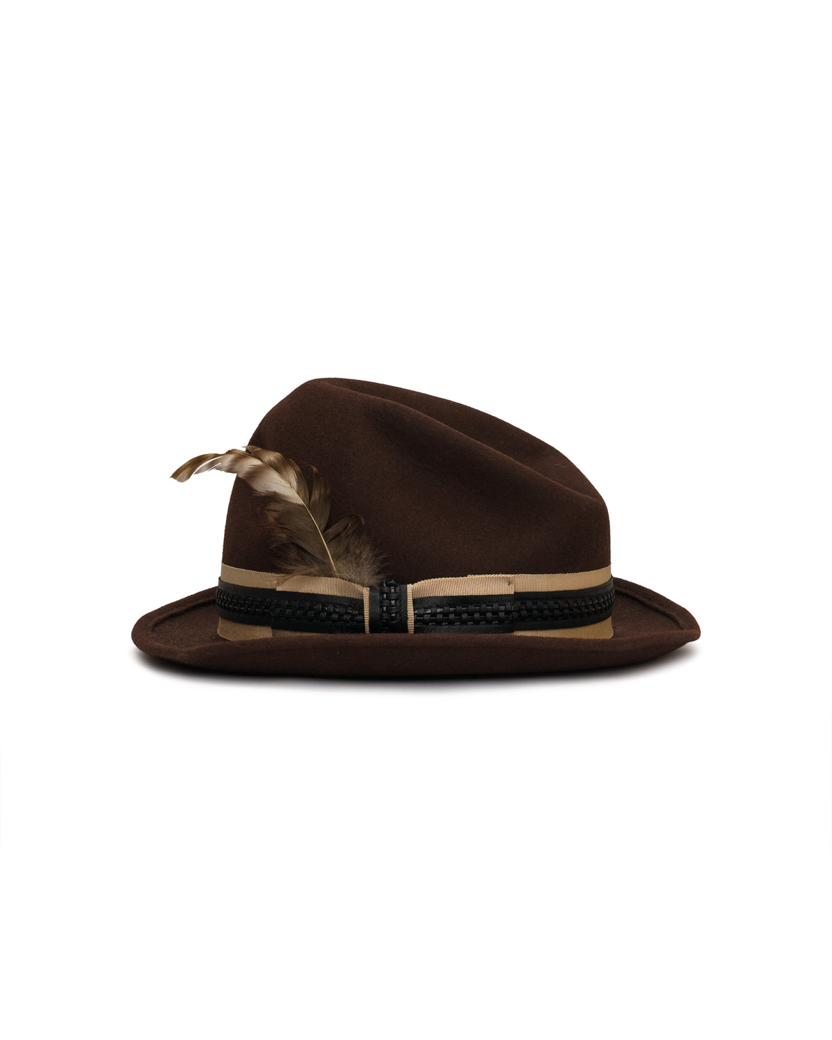A Child of the Jago Brown Felt Fedora