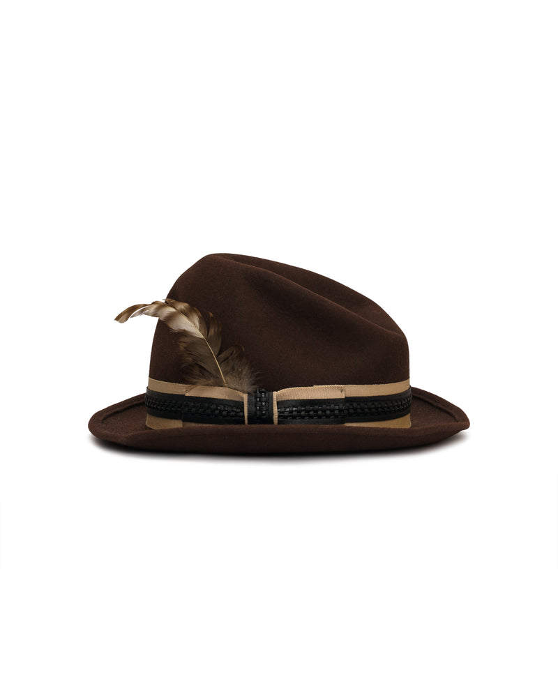 A Child of the Jago Brown Felt Fedora thumbnail
