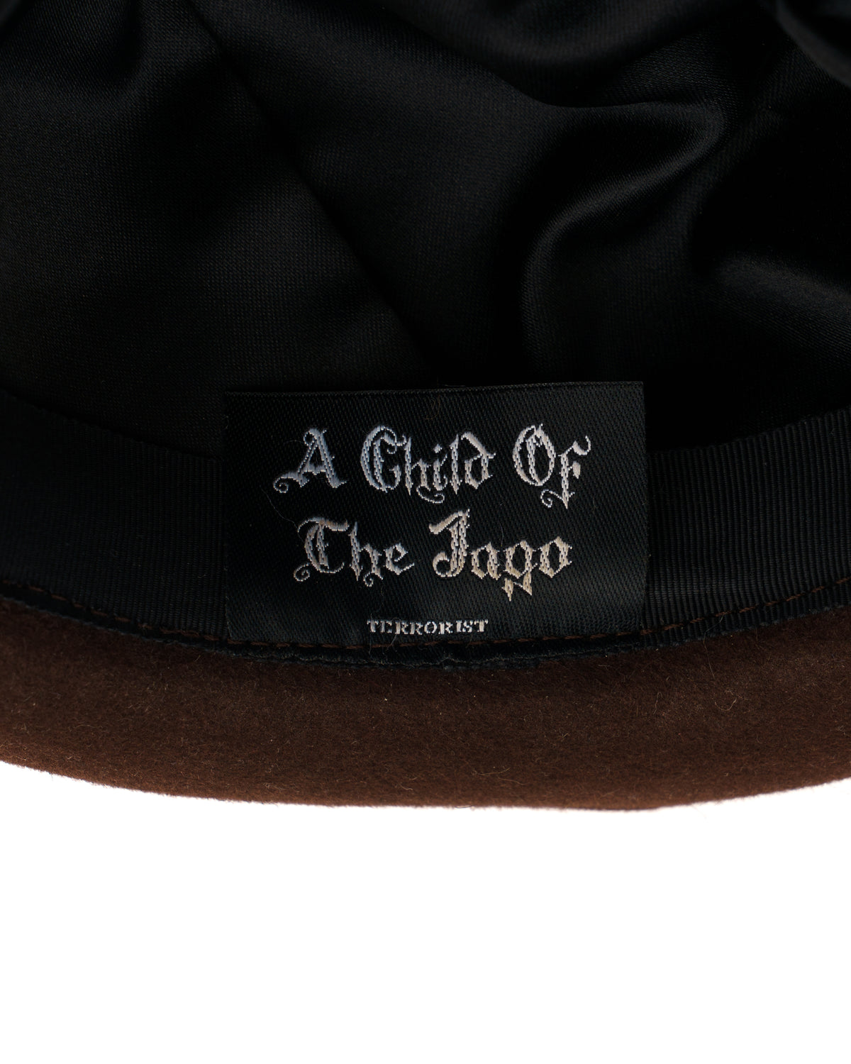 A Child of the Jago Brown Felt Fedora