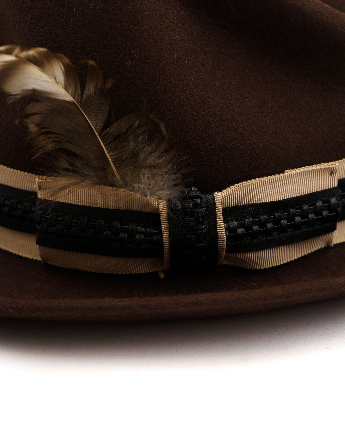 A Child of the Jago Brown Felt Fedora