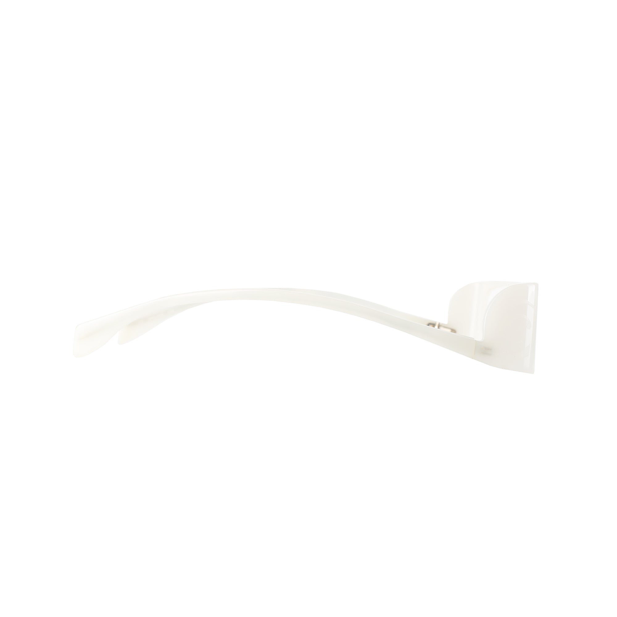 Alexander McQueen ’00s Milky White Flat Glasses