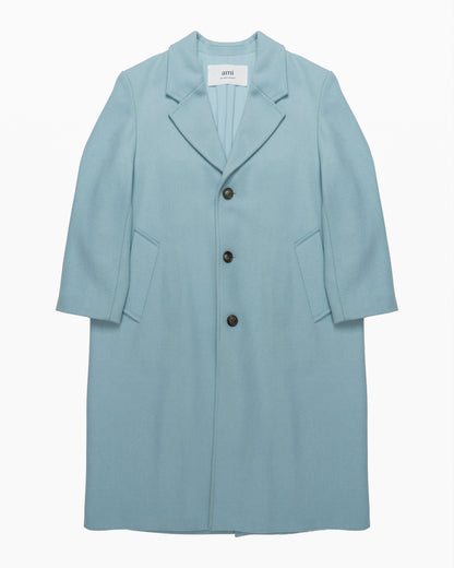 AMI Paris single-breasted Blue Coat