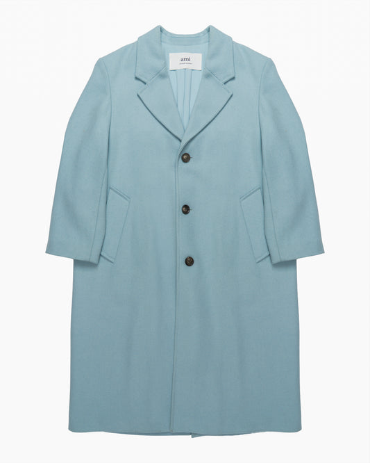 AMI Paris single-breasted Blue Coat