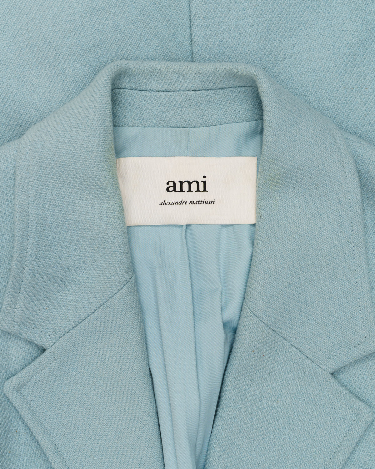 AMI Paris single-breasted Blue Coat