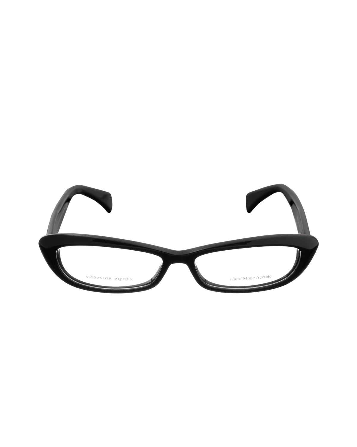 Alexander McQueen Black Classic Cat-Eye glasses