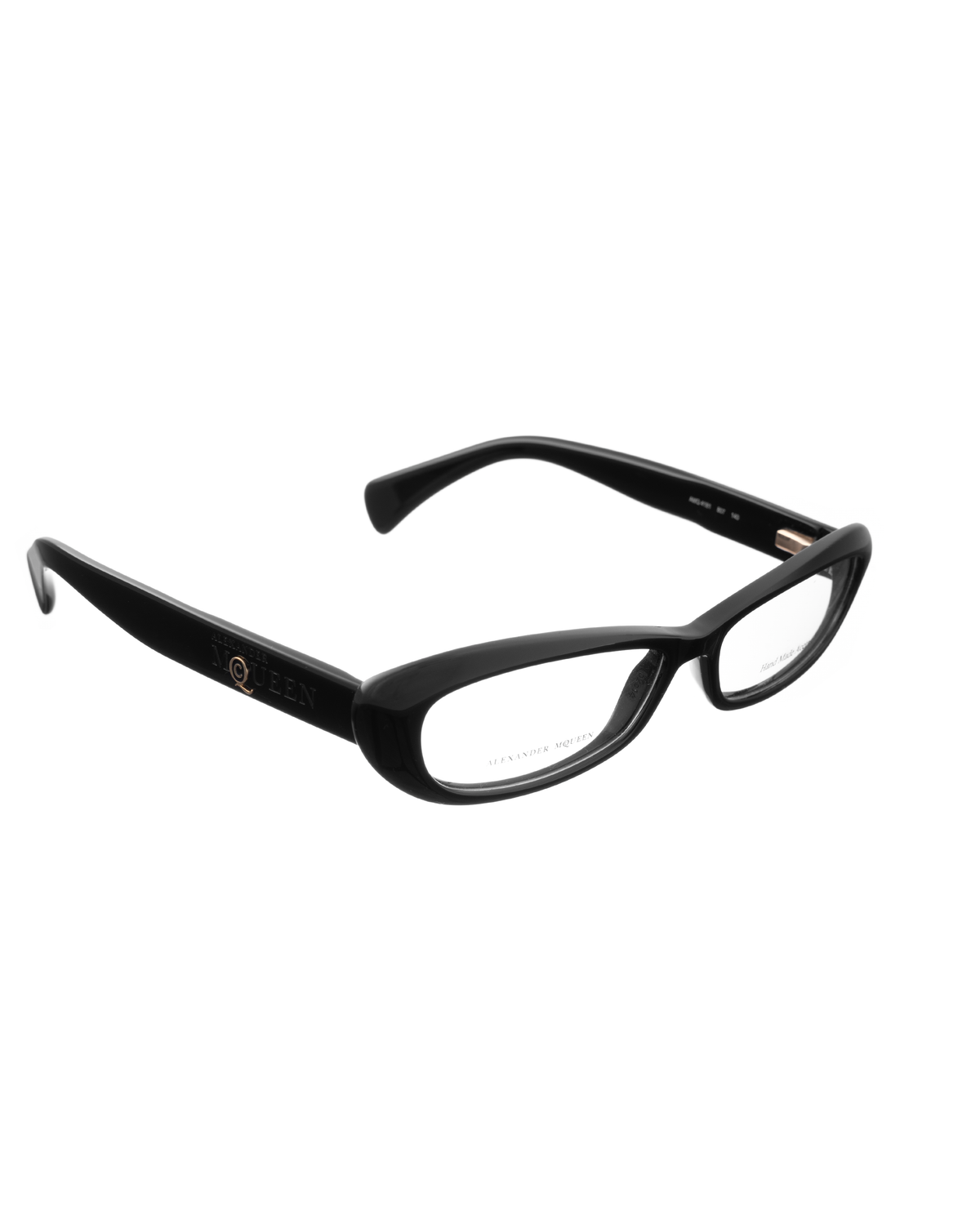 Alexander McQueen Black Classic Cat-Eye glasses
