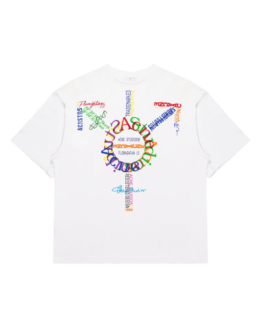 Acne Studios Multicolor Logo T-Shirt