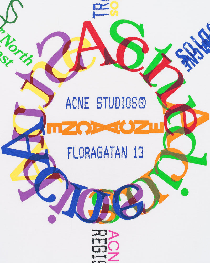 Acne Studios Multicolor Logo T-Shirt thumbnail