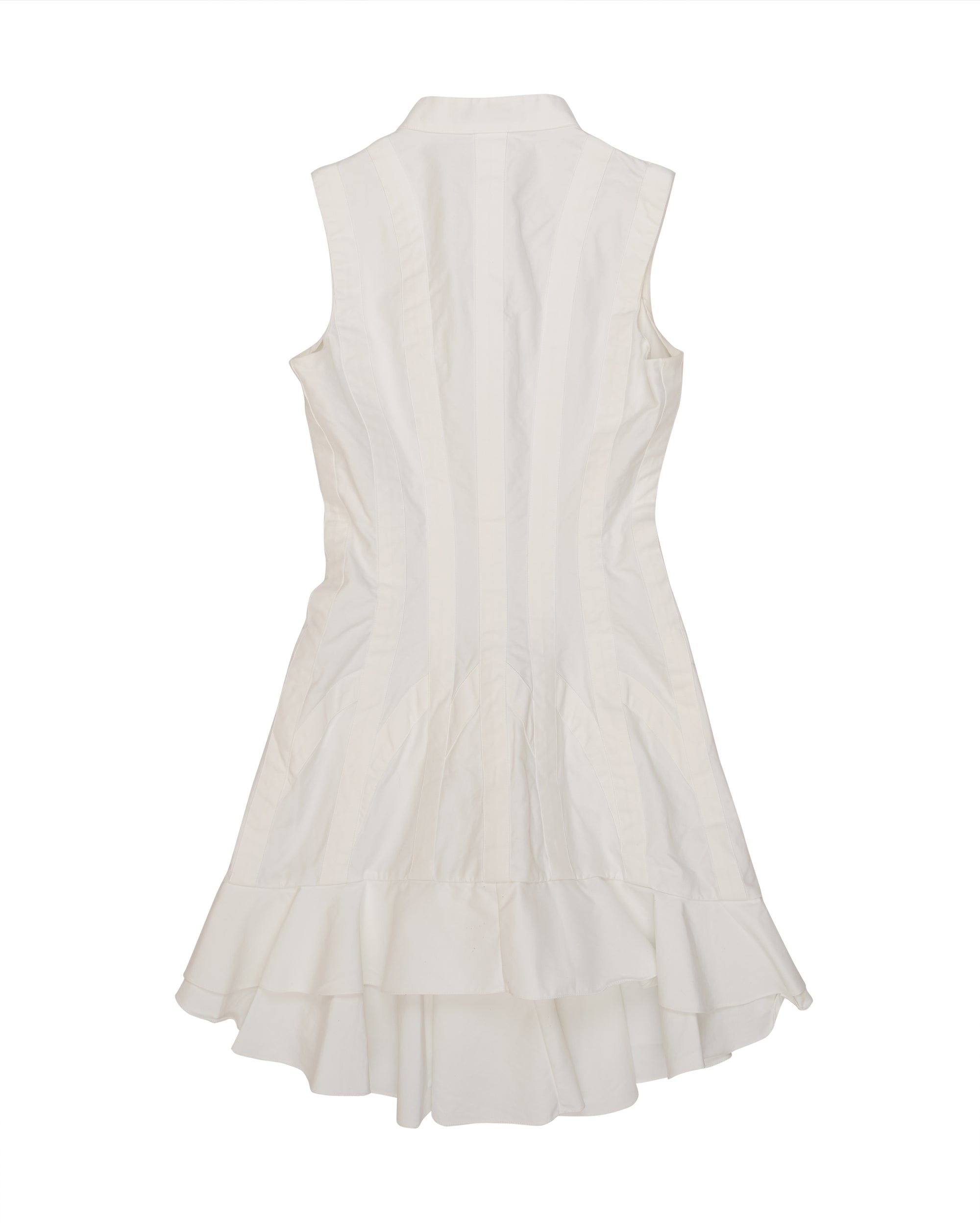 Alaïa mini dress with tiered hem