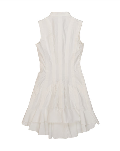 Alaïa mini dress with tiered hem