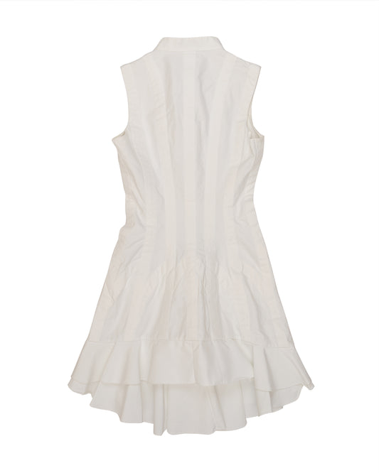 Alaïa mini dress with tiered hem
