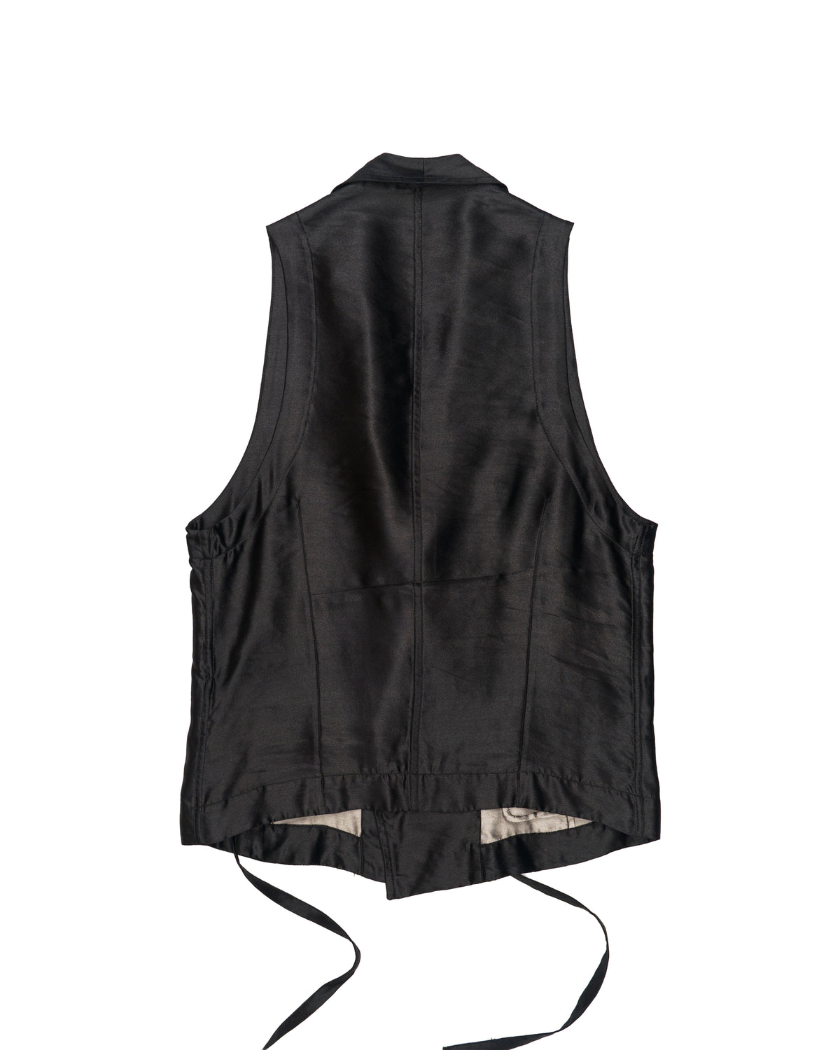 Ann Demeulemeester Double Breasted Waistcoat with Draped Lapel