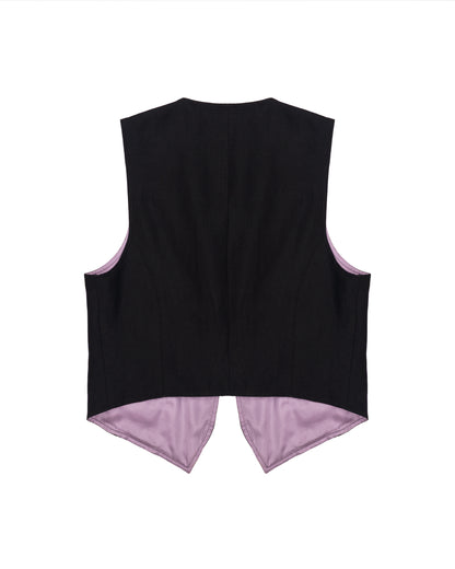 Ann Demeulemeester Waistcoat with Lavender Lining