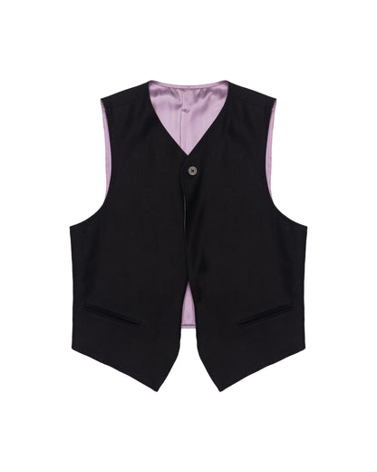 Ann Demeulemeester Waistcoat with Lavender Lining