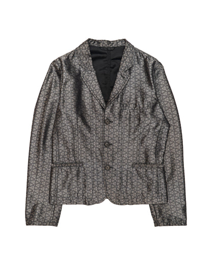 Ann Demeulemeester Floral Jacquard Blazer