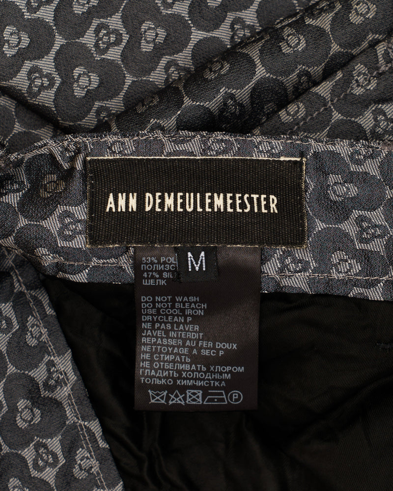 Ann Demeulemeester Floral Jacquard Trousers thumbnail