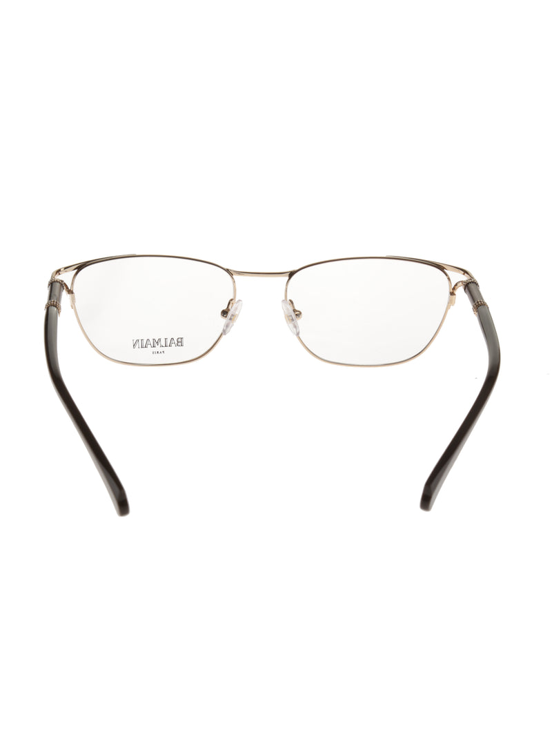 Balmain Brown/Gold Oval glasses thumbnail