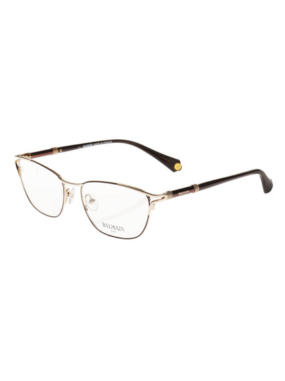 Balmain Brown/Gold Oval glasses Balmain