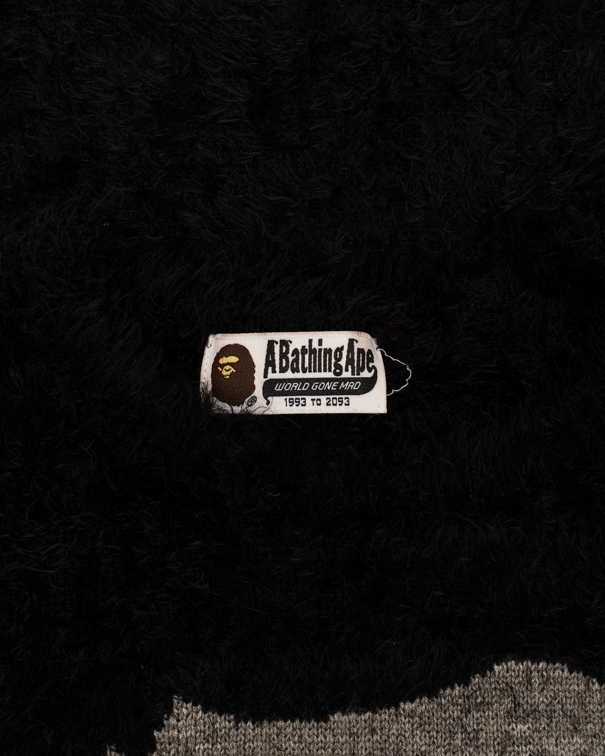 BAPE Shaggy Knit Ape Head Sweater