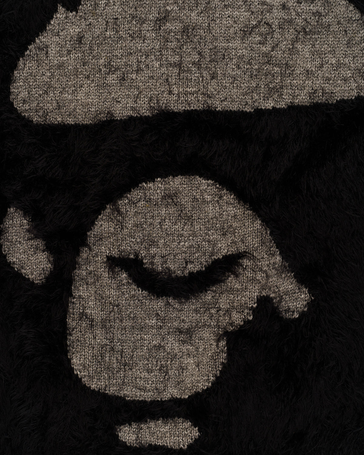 BAPE Shaggy Knit Ape Head Sweater