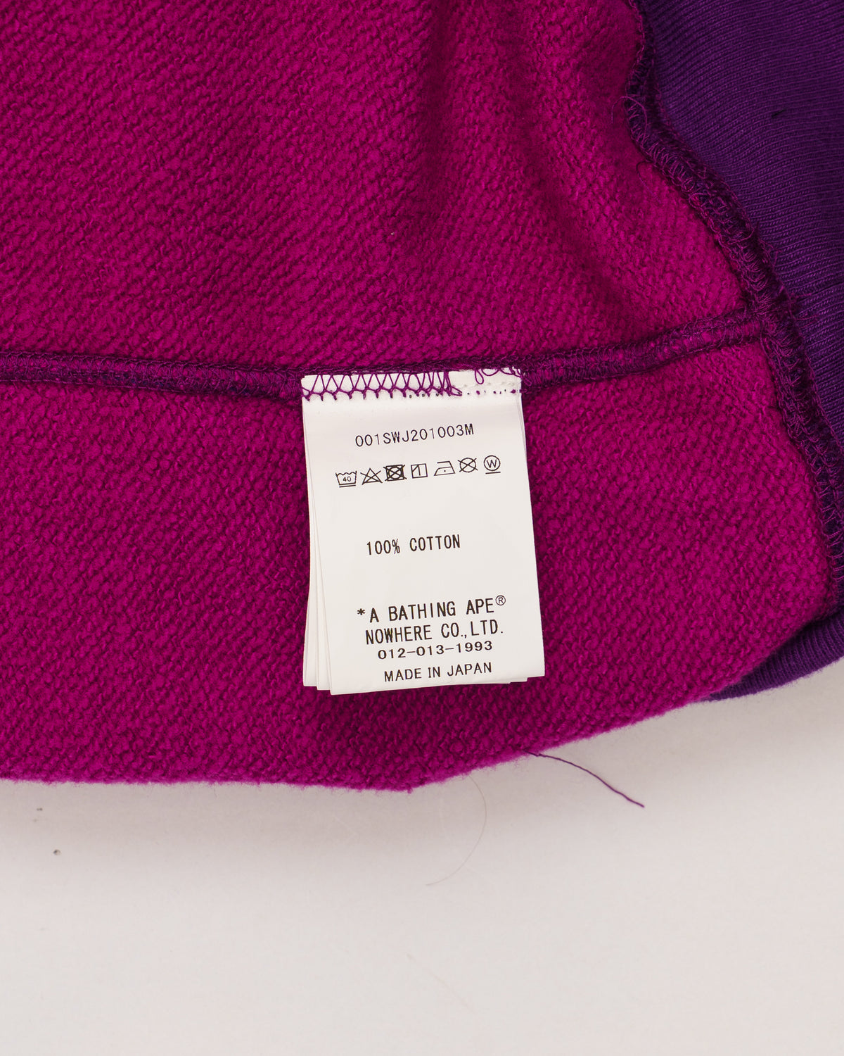 BAPE Shark Crewneck purple camo