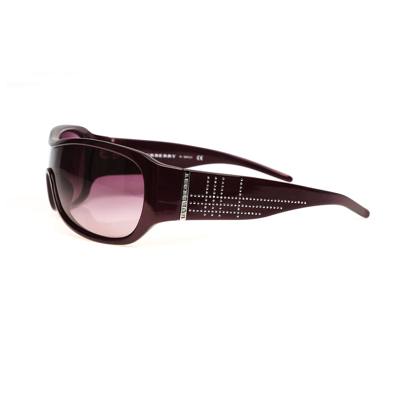 Burberry ’00s Purple Oversized Sunglasses thumbnail