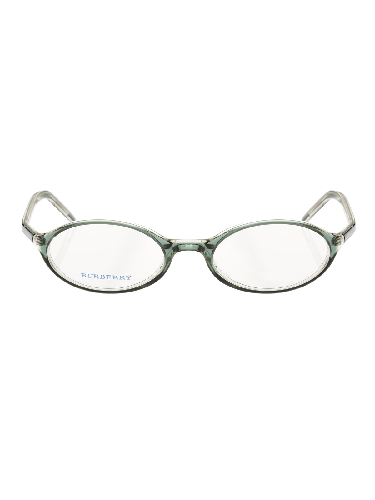 Burberry ’90s Bottle Green Oval Glasses