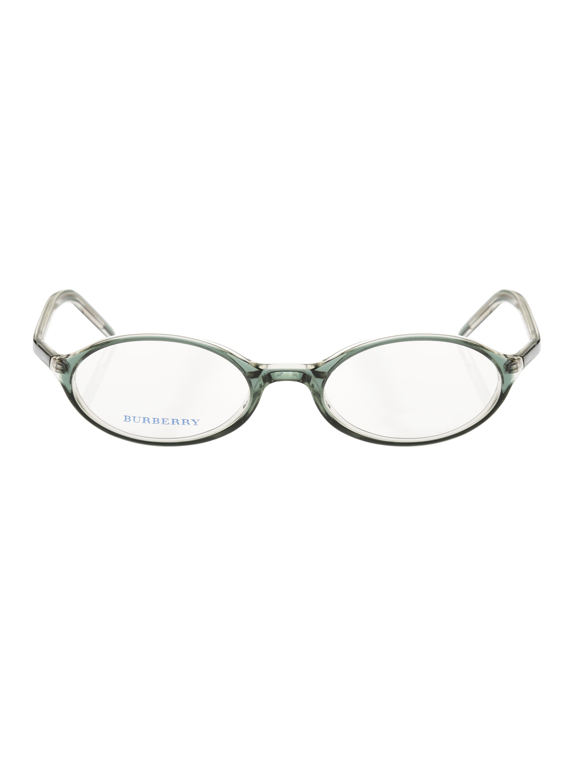 Burberry ’90s Bottle Green Oval Glasses