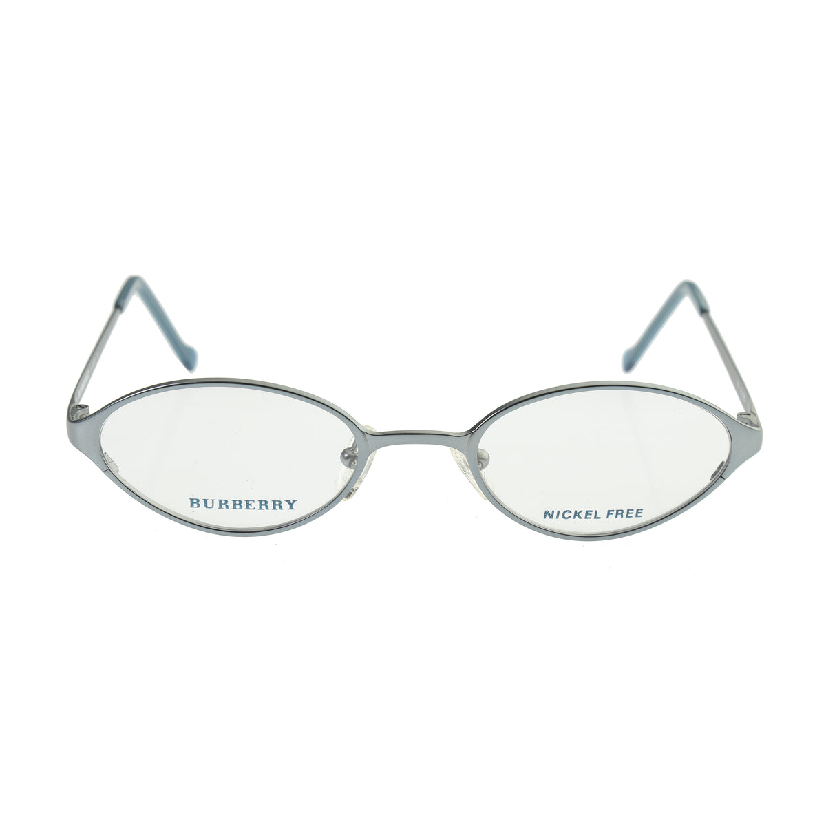 Burberry Silver Metal Oval Frame glasses